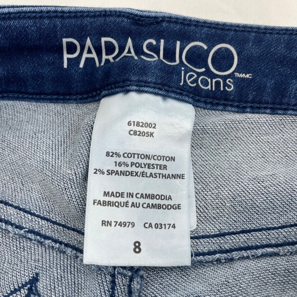 Parasuco Jeans Stretch Skinny Blue Wash Women’s Size 8 - Picture 5 of 12